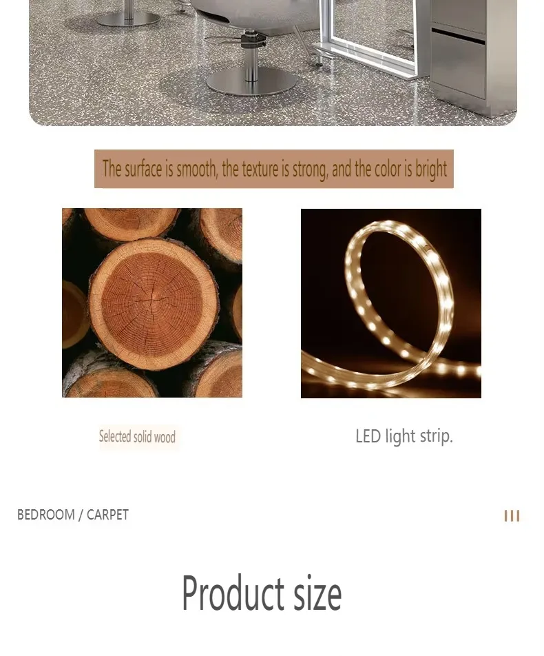 Salon Mirror Detail 6