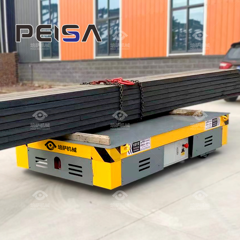 Remote Control 10t Electric Transfer Cart for Equipment Heavy Duty Platform Trolley