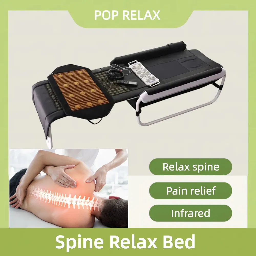 Poprelax Customizable Cama De Masaje Heated Jade Roller Massage Bed China Supplier