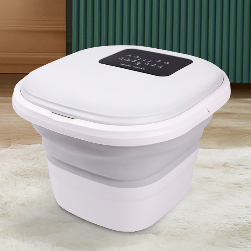 Ningdecrius Hot Selling Electric Portable Foldable Soaking Bucket Basin Bowl Collapsible Pedicure Foot Massager SPA Bath
