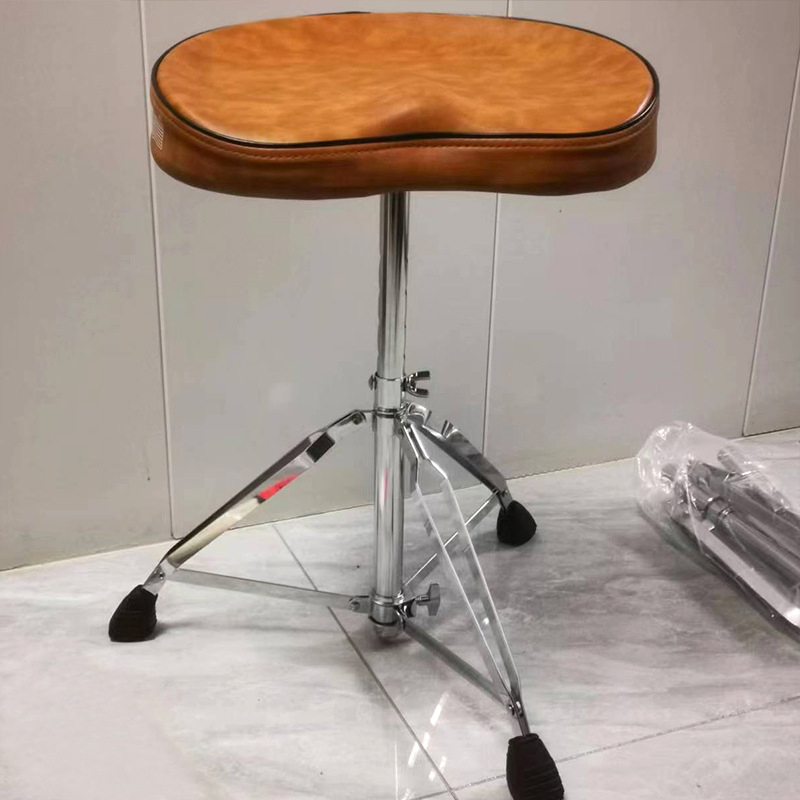 Ergonomic Saddle Drum Stool with Adjustable Height Feature