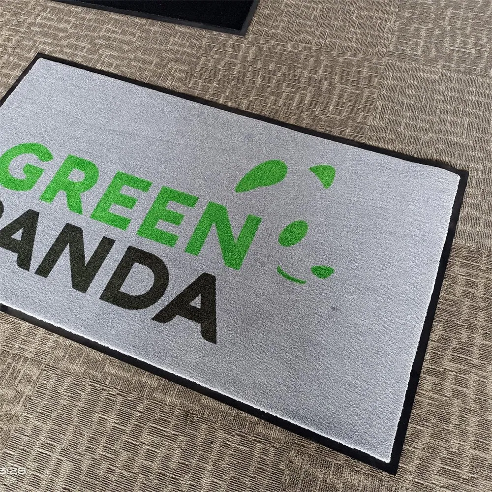 Nylon Printed Personal Design Rug Logo Salon Floor Mat Dust Control Mat