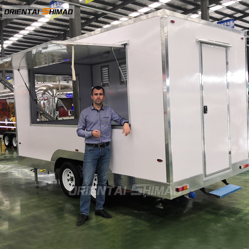 Oriental Shimao Hot Dog Cart Mobile Food with Food Truck Equipment