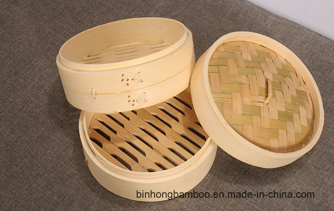 Hot Sells High Quality Round Bamboo Steamer