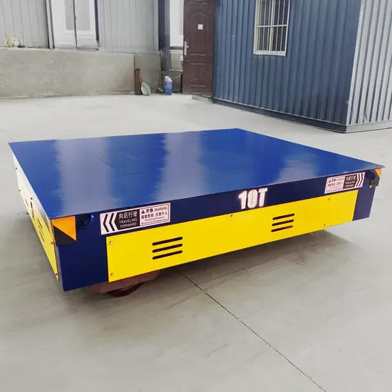 Workbench Transfer Cart; Logistics Equipment; Electric Flat Car; 3 Tons; Rail Type Electric Manual Flat Car