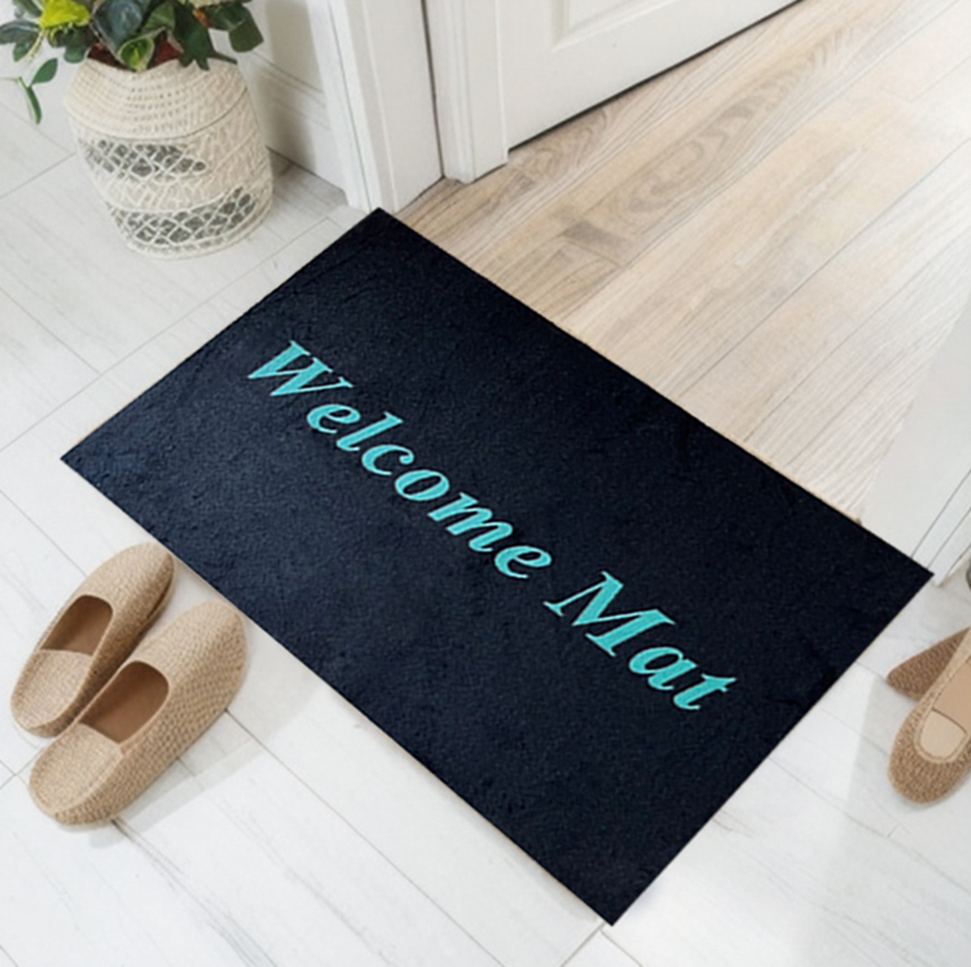 Salon Room Space Mat Soft Cozy Custom Rubber Hotel Lobby Entry Mat