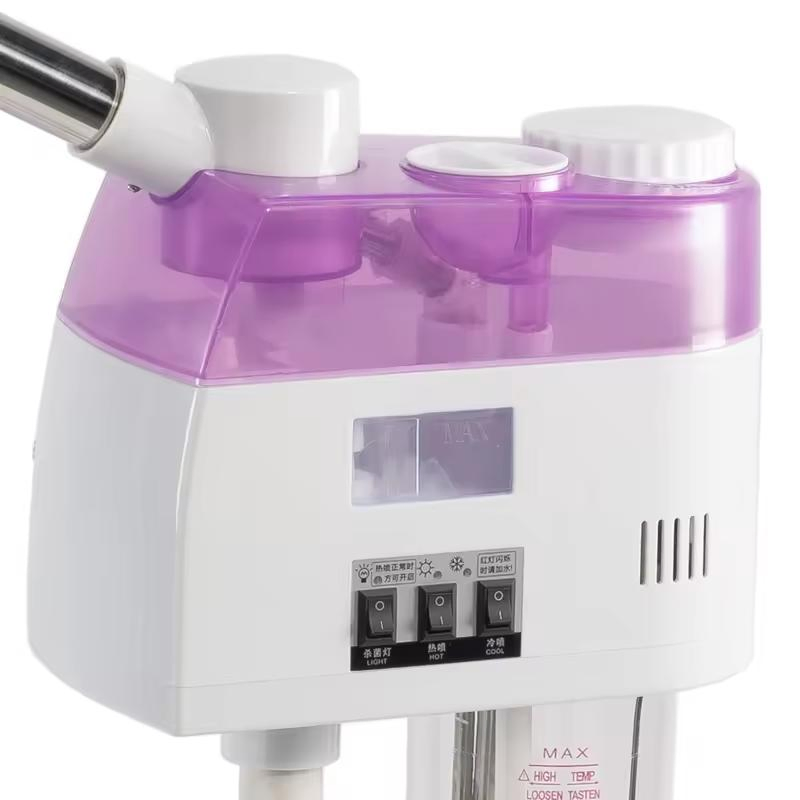 Professional Facial Steamer with Glass Cup Hot Sprayer