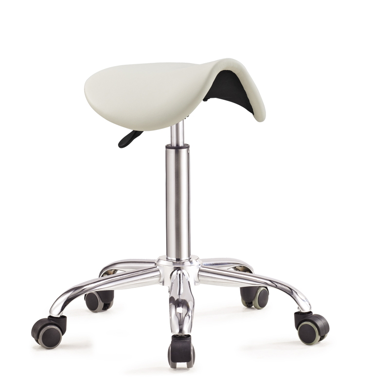 Beauty Salon Master Cutting Styling Saddle Stool Ergonomic