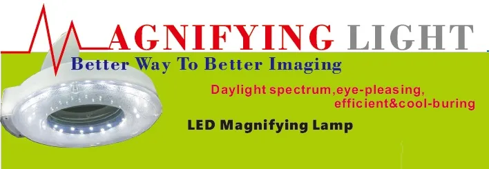 LED Magnifying Lamp Banner