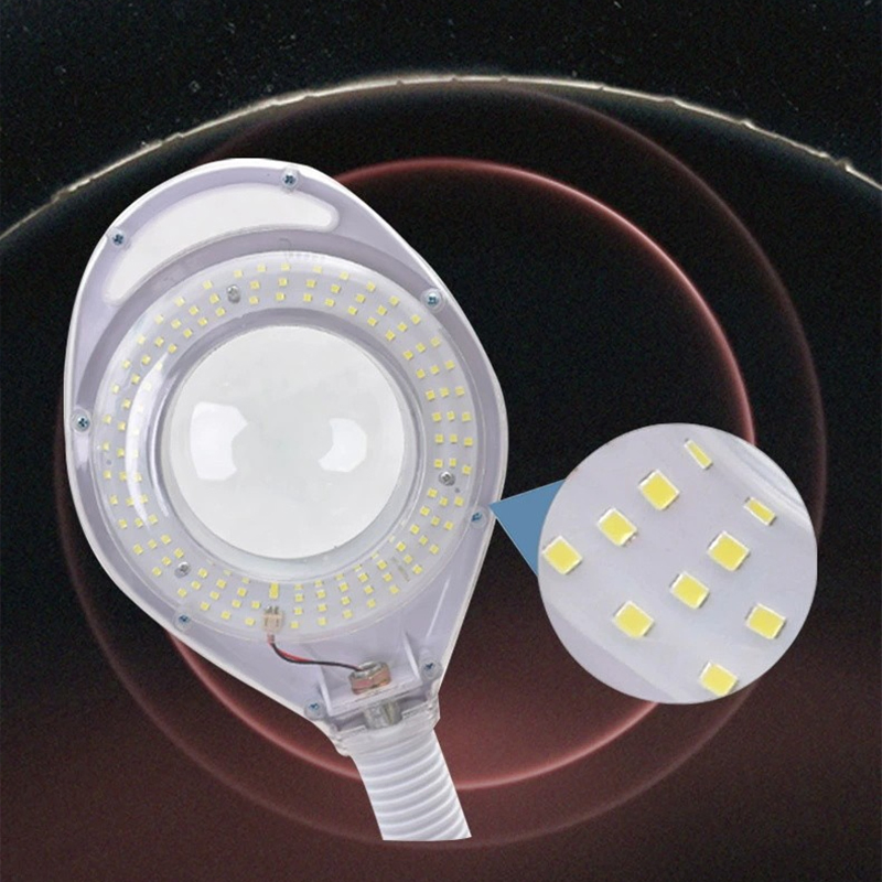 Cold Light Magnifier LED Floor Stand Lamp with Face Nail Beauty Equipment