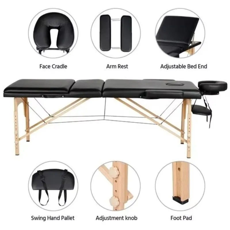 Simple Foldable Home Beauty Massage Spa Bed