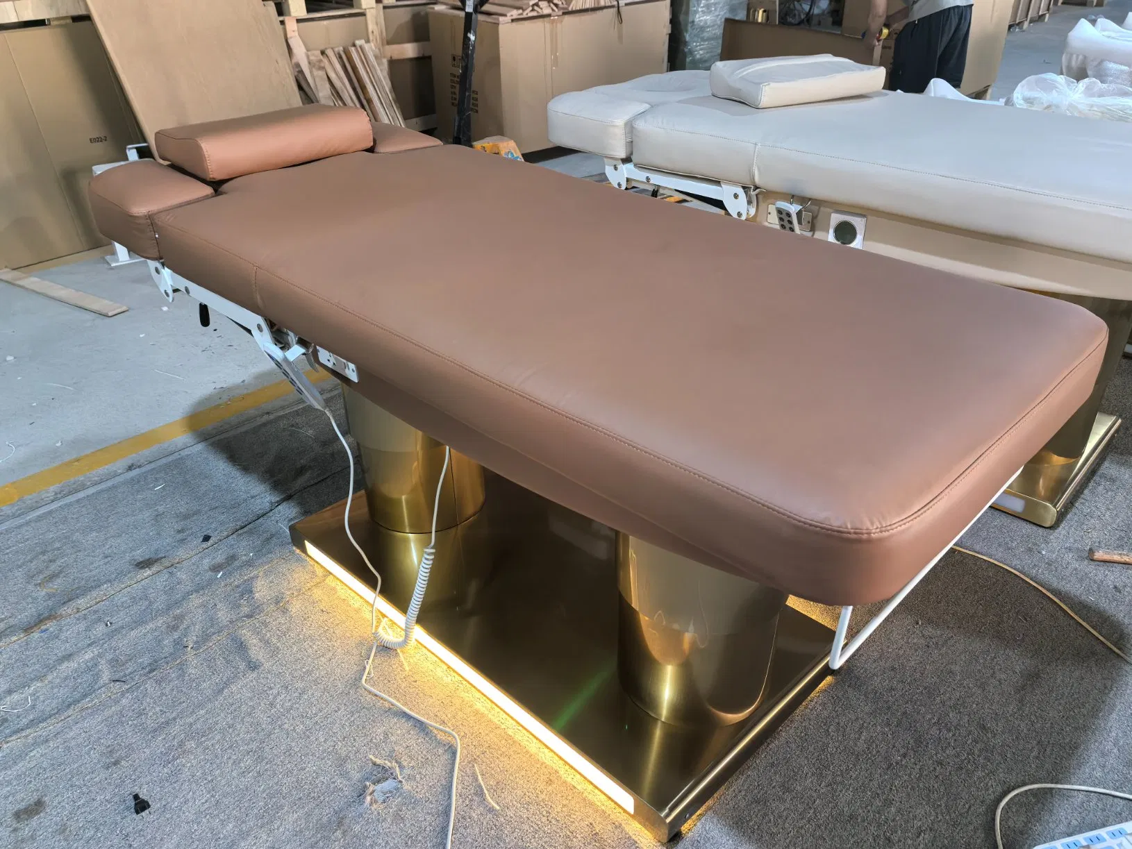 Esthetician Treatment 3 Motor Table De Massage Lash Electric Facial Bed for Beauty Salon