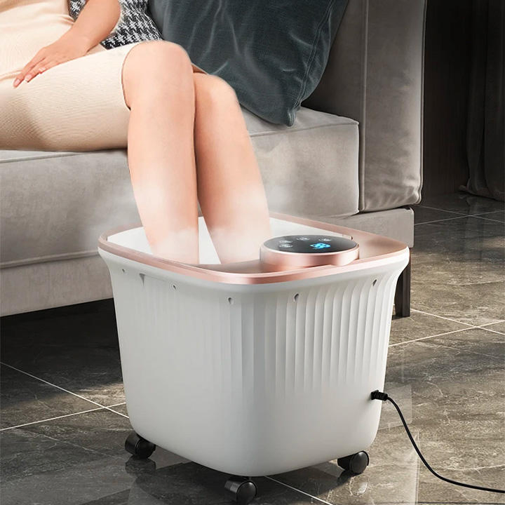 Relaxing Bath Massager Heat Roller Foot Massager and Washing Basin