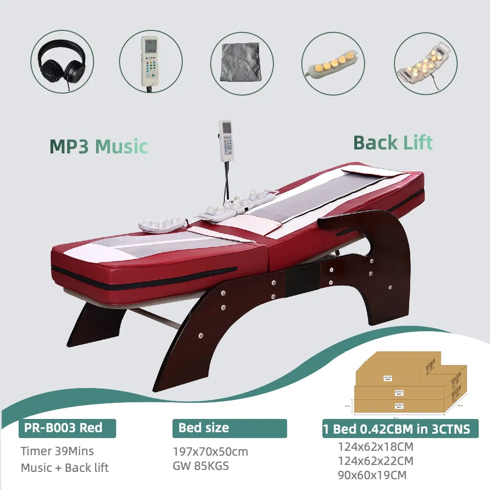 Nuga Best Advanced Thermal Physiotherapy System Heated Jade Massage Bed for Clinics.
