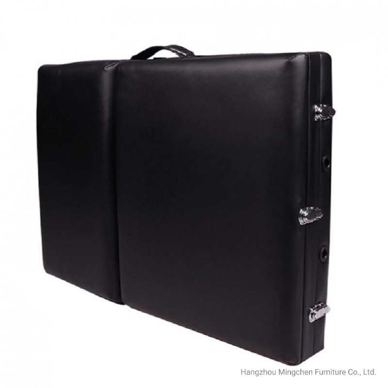 Factory Synthetic Leather CE Folding Portable Aluminum Massage Table