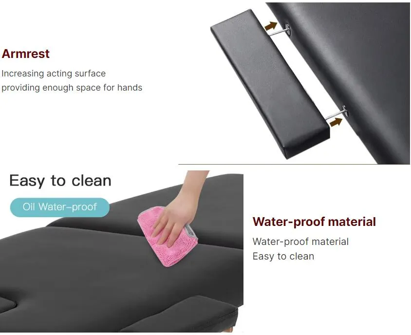 Folded Esthetician Bed