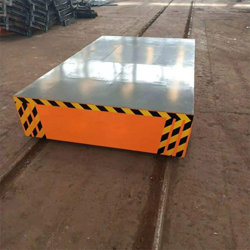 Workbench Transfer Cart; Logistics Equipment; Electric Flat Car; 3 Tons; Rail Type Electric Manual Flat Car
