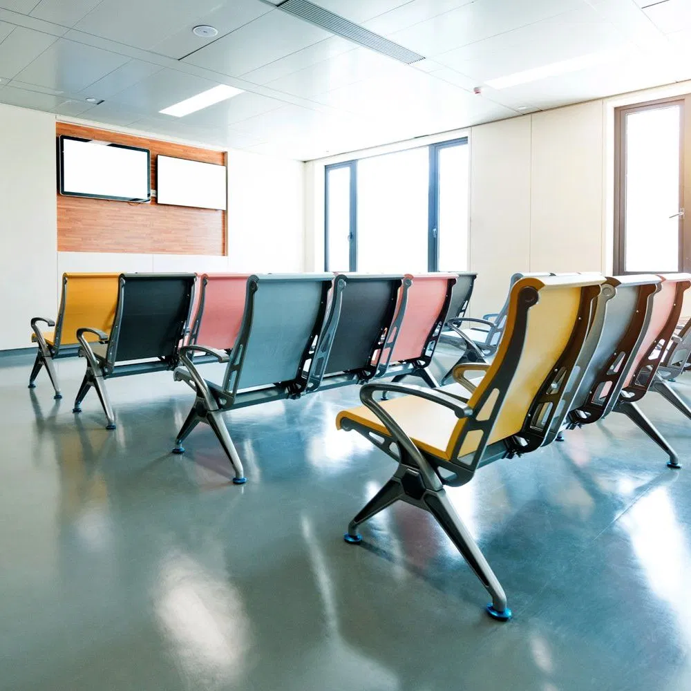 Hot Sale Visitor Airport Hospital Seating Metal Waiting Room Bench Public Chair
