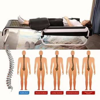 Master V4 Chiropractic Massage Bed Manufacturer with Jade Rollers&amp; Heated for Wellness