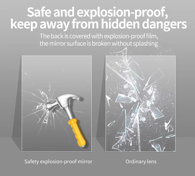 Hair Gold Salon Length Double Wall Station LED Mirror Designs