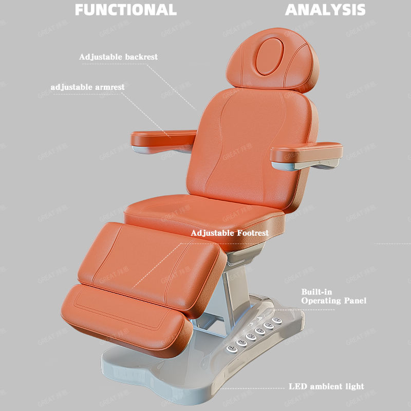 Luxury Electric Heated Facial SPA Beauty Bed Massage Table