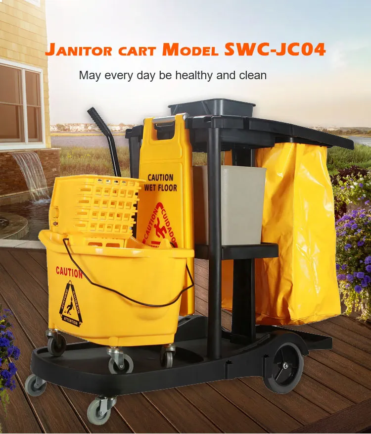 Cleaning Trolley Cart View 1