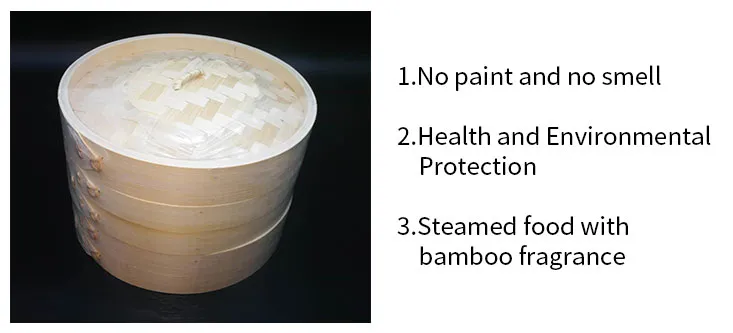 Round Bamboo Steamer