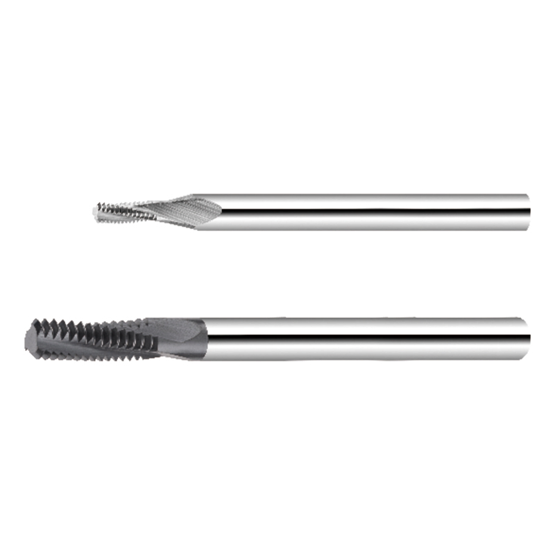 Precision 3-Flute Carbide Straight Shank Thread Milling Cutter End Mill Used for Mold Finishing