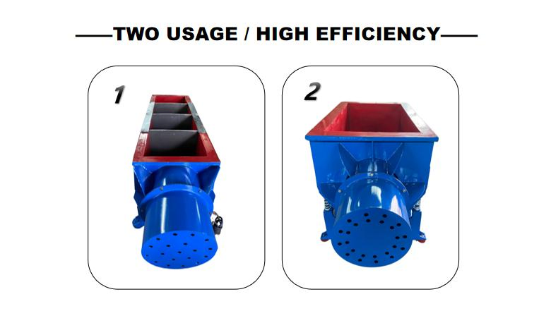 High Efficiency Cheap Vibratory Trough Vibrating Polishing Machine for Metal Parts Deburring