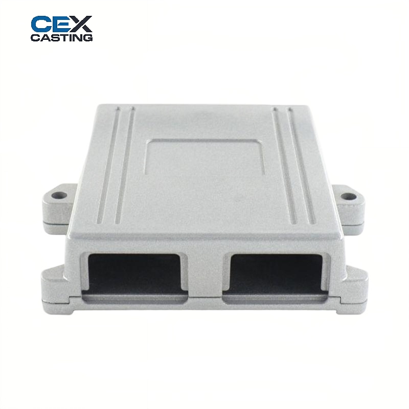 OEM Aluminum/Zinc/Copper/Iron/A380/A383/Alsi10mg/Aluminium Squeeze/Die/Sand/Investment/Precision Casting ECU Housing for Automation/Auto Parts/Electronics