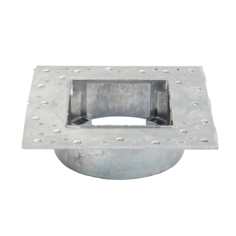 High Pressure Aluminum Die Casting Part for Automotive Brackets with Sandblasted Finish