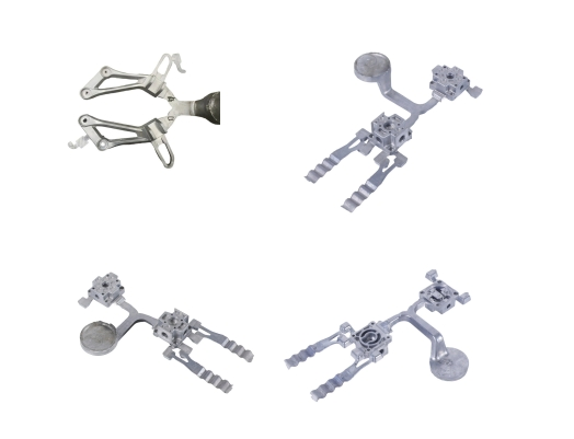 Marine Compressor Parts Cold Chamber Aluminum Machinery Part Metal Die Casting