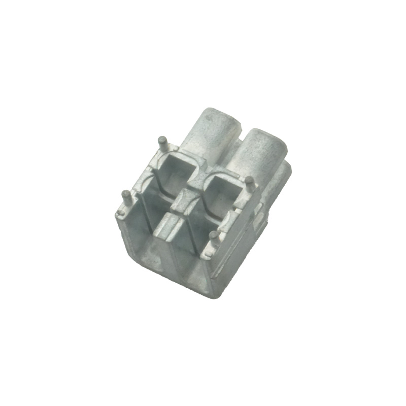 Precision Zinc Alloy Die Cast Fakra Single 4-Gang Connector Housing Automotive Grade RoHS