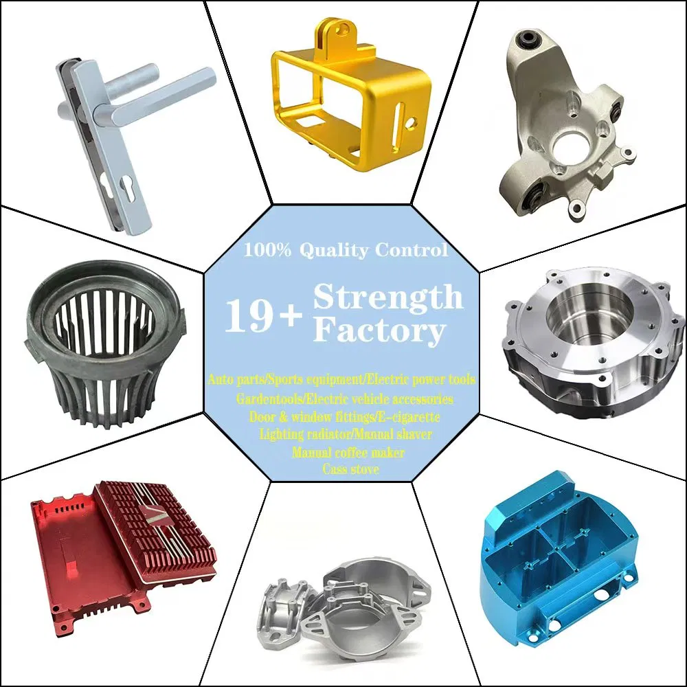 Custom 5-Axis CNC Machining for Aluminum Die Casting Components High Quality
