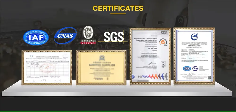 Certifications