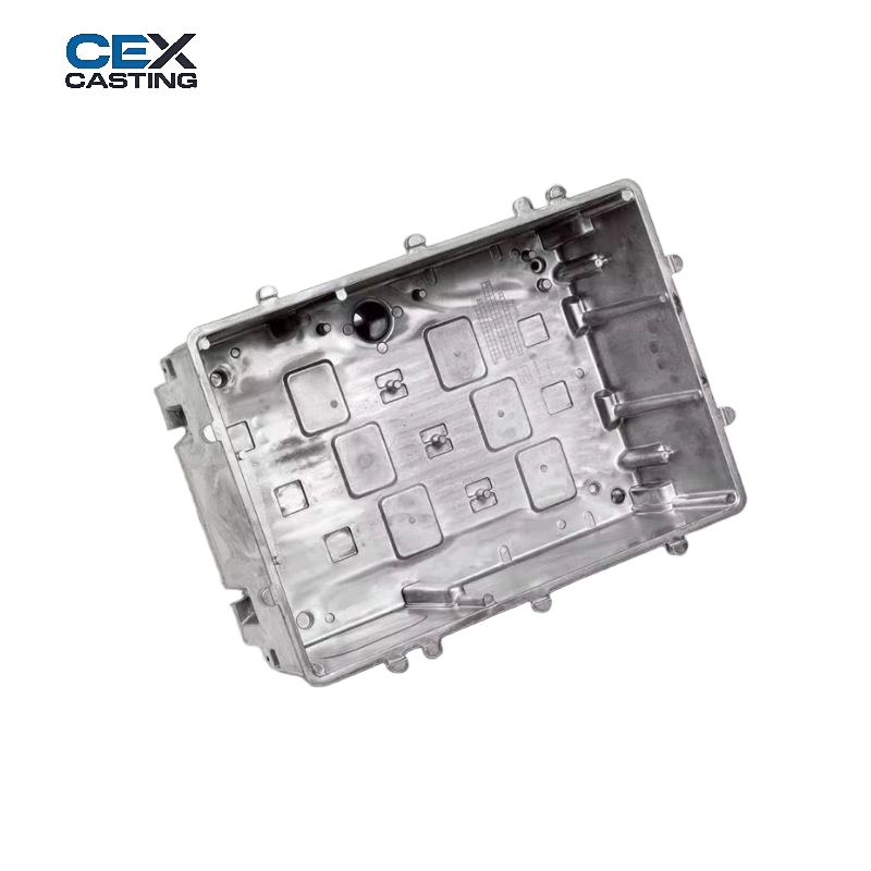 OEM Aluminum/Zinc/Copper/Brass/A356-T6/A380/Alsi9cu3/Aluminium Squeeze/Die/Sand/Gravity/Precision Casting ECU Housing for Engine/Auto Parts/Electronics
