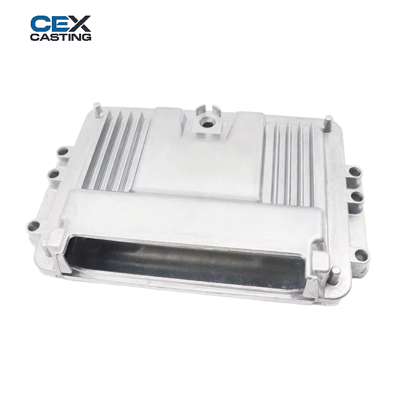 OEM Aluminum/Zinc/Copper/Iron/A319/ADC10/Alsi12/Aluminium Squeeze Casting/Die/Sand/Lost Wax/Precision Casting ECU Housing for Auto Parts/Engine/Electronics