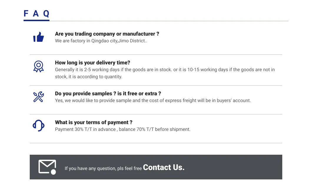 Packaging and Delivery