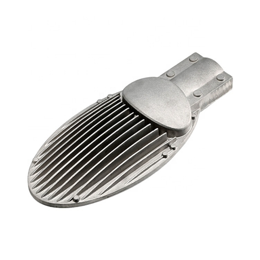 Customized Aluminum Street Light Holder Auto Jet Cooling Gravity Aallied Low High Hot Cold Chamber High Pressure Die Casting Process with Black Colour Anodized