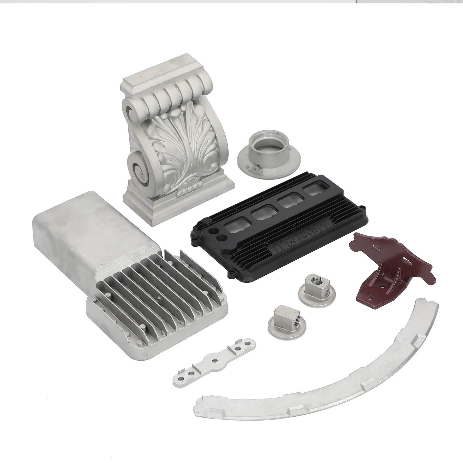 2024 Zinc Anodes Heastsink Housing Parts Precision Automotive Parts High Pressure Aluminium Gravity Die Casting by Cold Chamber Machine