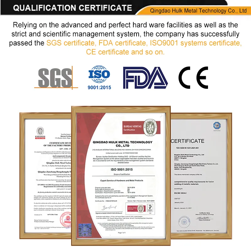 Quality Certifications