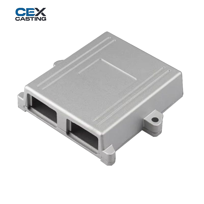 OEM Aluminum/Zinc/Copper/Iron/A380/A383/Alsi10mg/Aluminium Squeeze/Die/Sand/Investment/Precision Casting ECU Housing for Automation/Auto Parts/Electronics