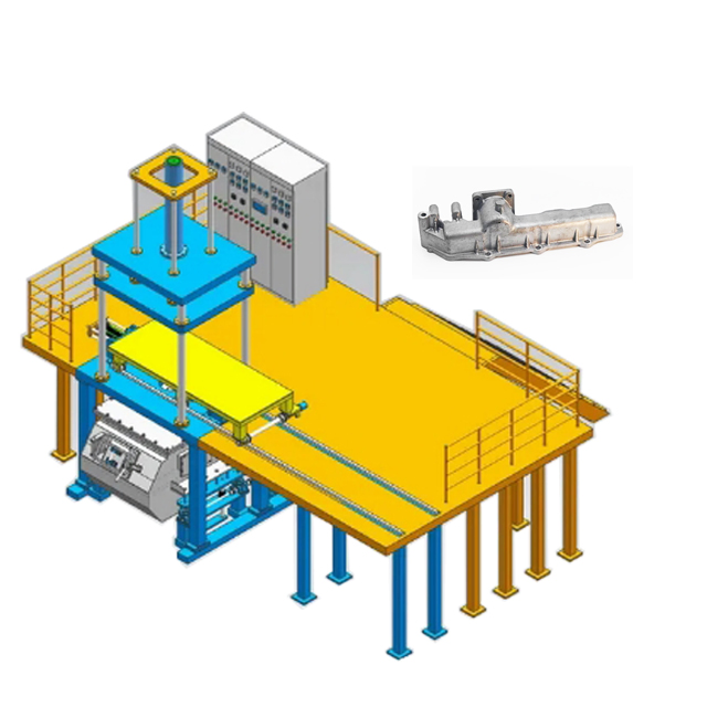 Low Pressure Die Casting Machine Aluminum Alloy Lpdc Machine Precision Casting Equipment