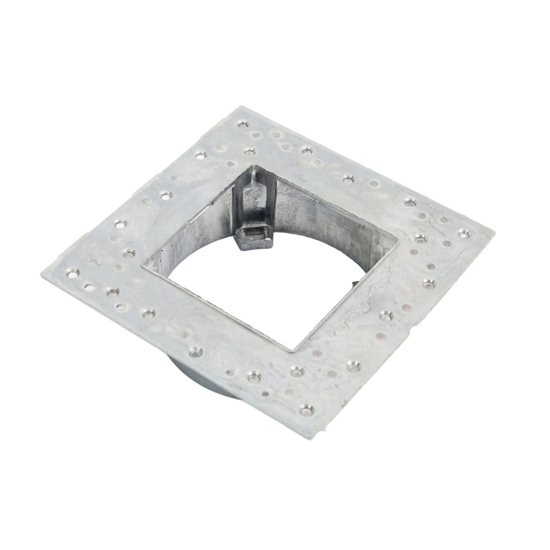 High Pressure Aluminum Die Casting Part for Automotive Brackets with Sandblasted Finish