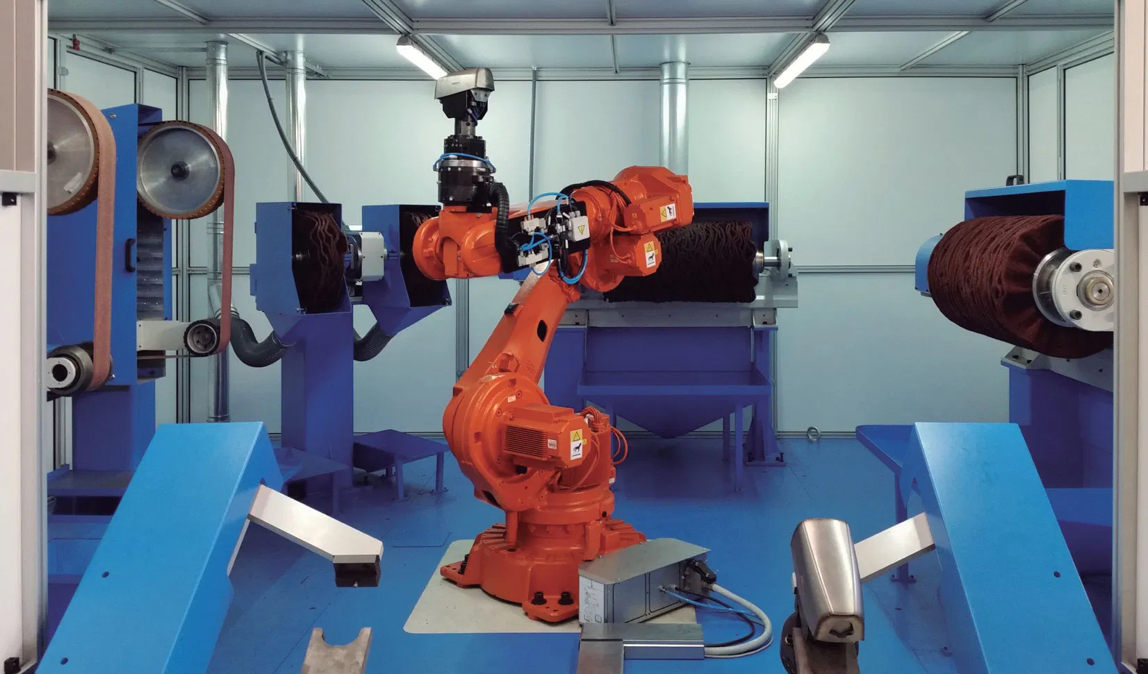 Die Casting Parts Surface Finishing Machine Automatic Robotic Grinding Polishing Buffing Machinery