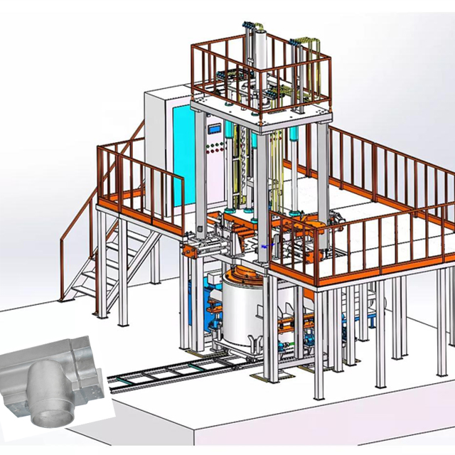 J442 Aluminum Lpdc Machine Aluminium Low Pressure Die Cast Machine