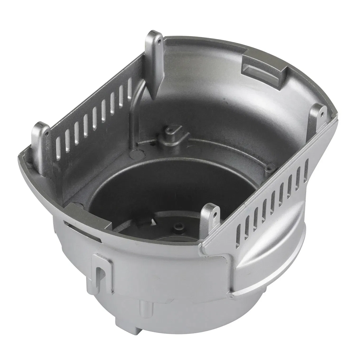 Customized Aluminium Housing Frame Permanent Shell Mold Reverse Counter Film Low Pressure Gravity Casting Process for Auto with Chrome Plating Aluminum Casting