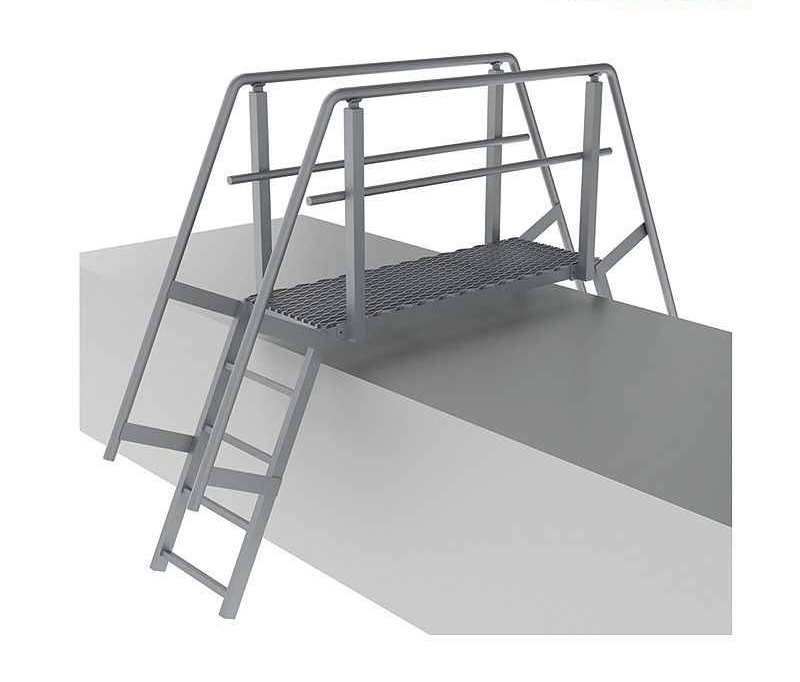 Rooftop Stairs, Step Ladders &amp; Industrial Access Platforms and Stair Assemblies