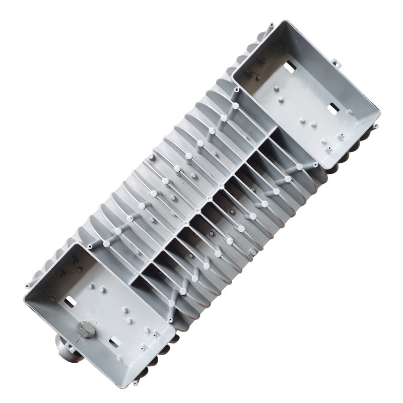 Customized Street Light Housing LED Aluminium Alloy Die Casting Auto Jet Cooling Gravity Allied Low High Pressure Die Casting with Spray Coated