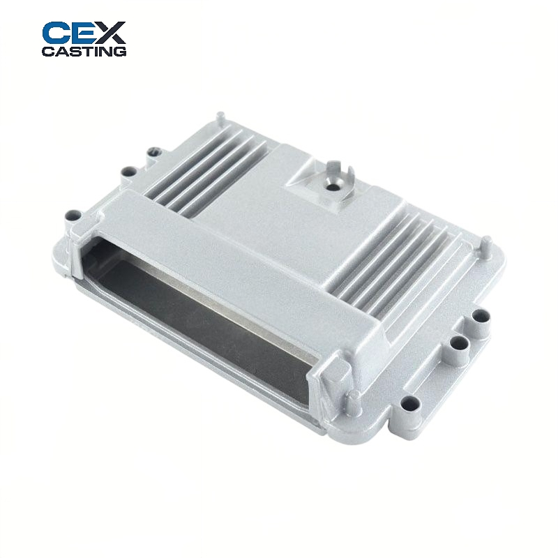 OEM Aluminum/Zinc/Copper/Iron/A319/ADC10/Alsi12/Aluminium Squeeze Casting/Die/Sand/Lost Wax/Precision Casting ECU Housing for Auto Parts/Engine/Electronics